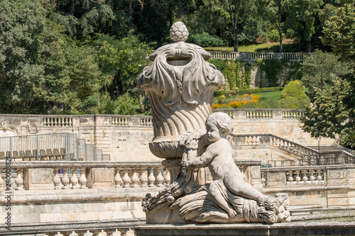 Jardins de la Fontaine in Nimes in Südfrankreich