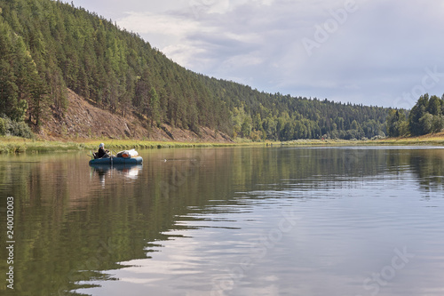 rafting on the Chusovaya river