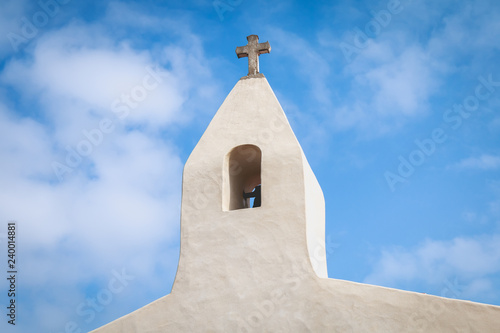 architectural detail of the chapel of La Meule on the island of Yeu photo