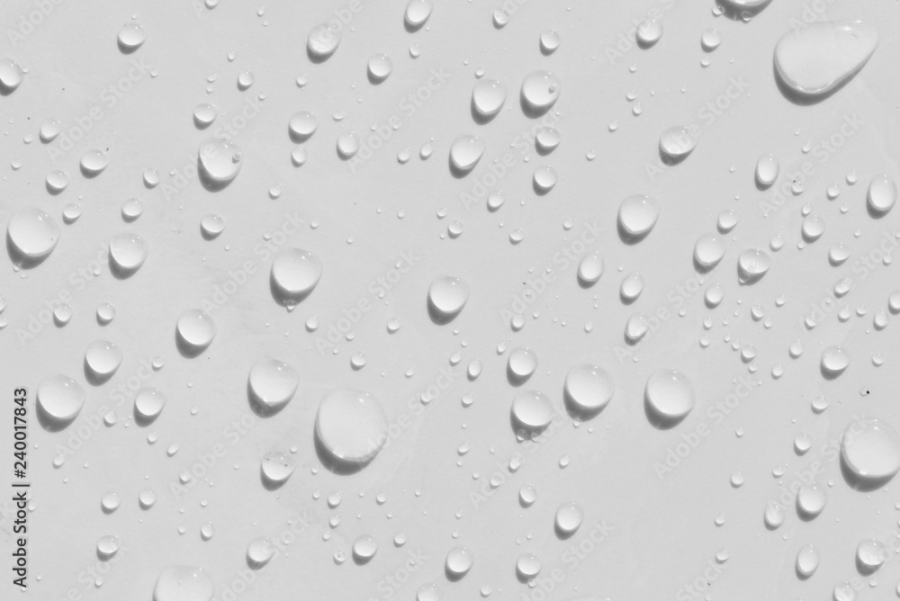 Abstract water drops on a white background. Abstract water drops on a white background.