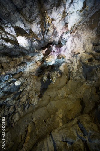 Ice cave Uvac in Serbia