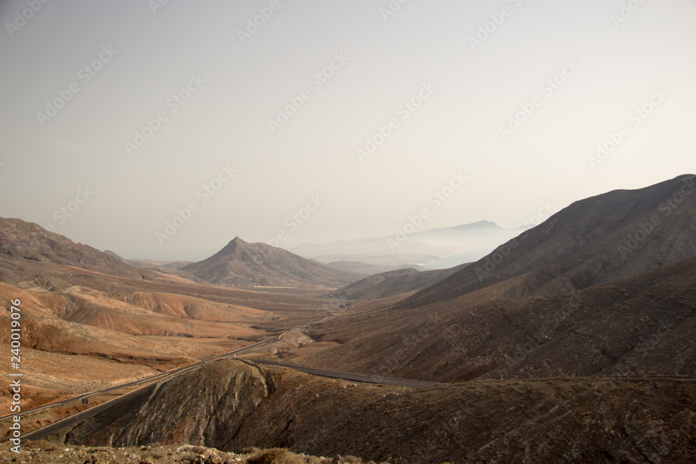 Obraz premium Natural landscape with blue sky in Spain