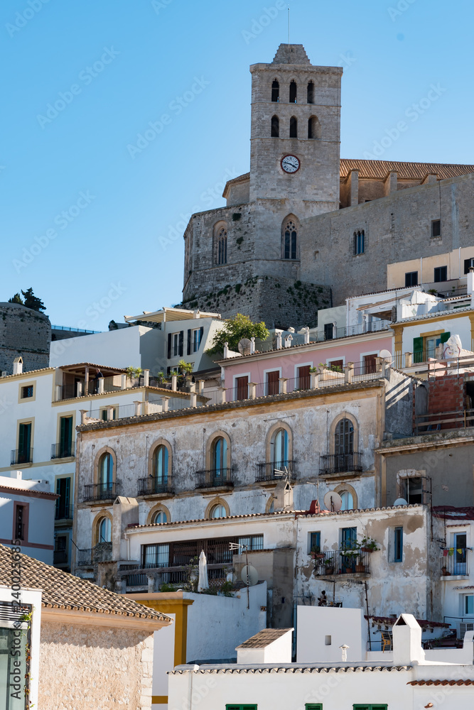 Lovely Typical buildings in Ibiza