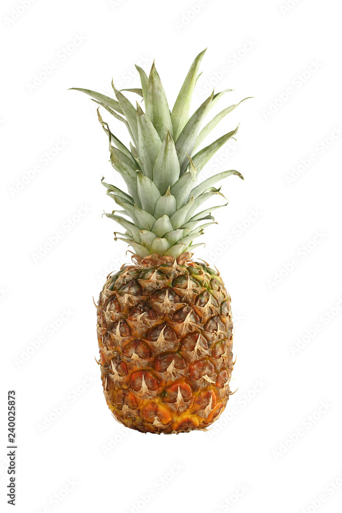 Fototapeta premium Ripe pineapple isolated on white background