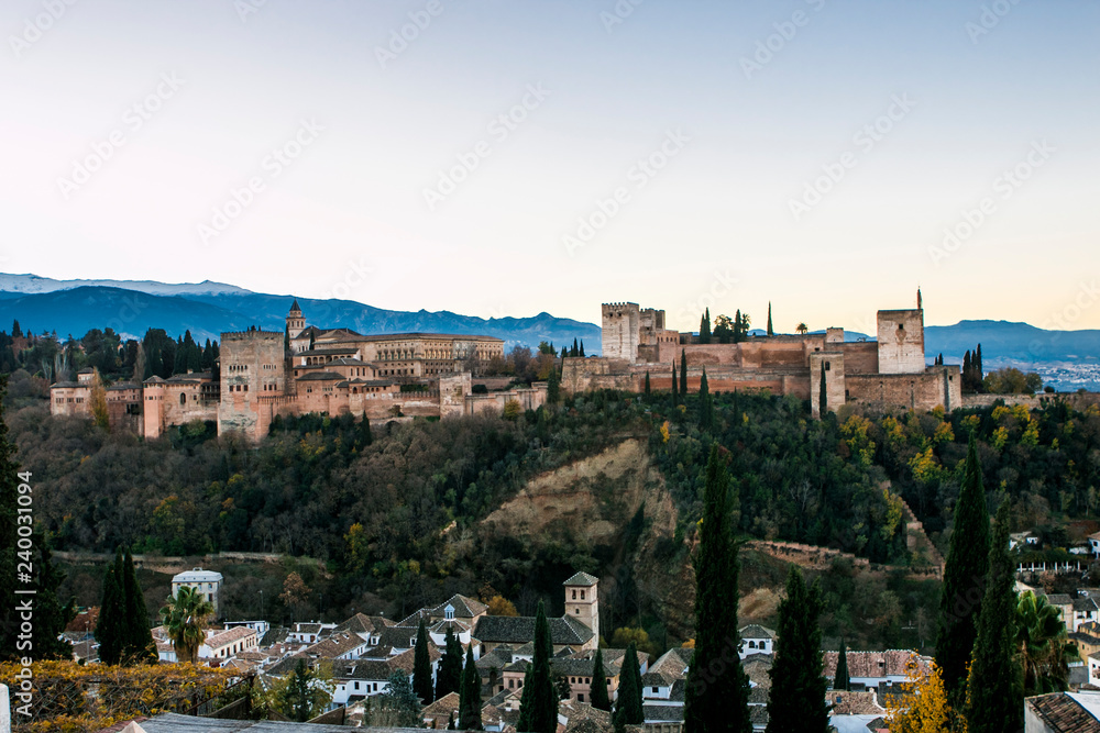 Alhambra of Granada, España (Spain)