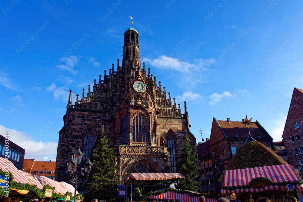 Fototapeta premium Beautiful Sunny day in Nuremberg