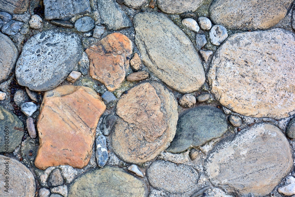 Obraz premium Suelo empedrado