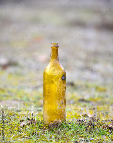 old dirty bottle