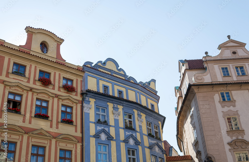 Fototapeta premium Houses of the Old Town Square, Prague, Czech Republic