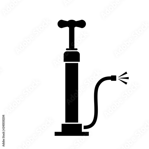 Retro air pump icon