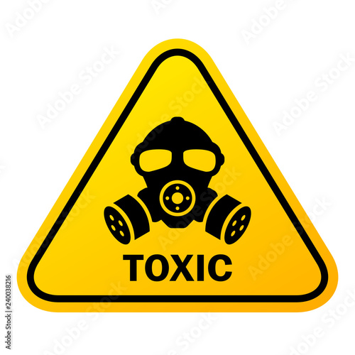 Toxic chemicals danger sign