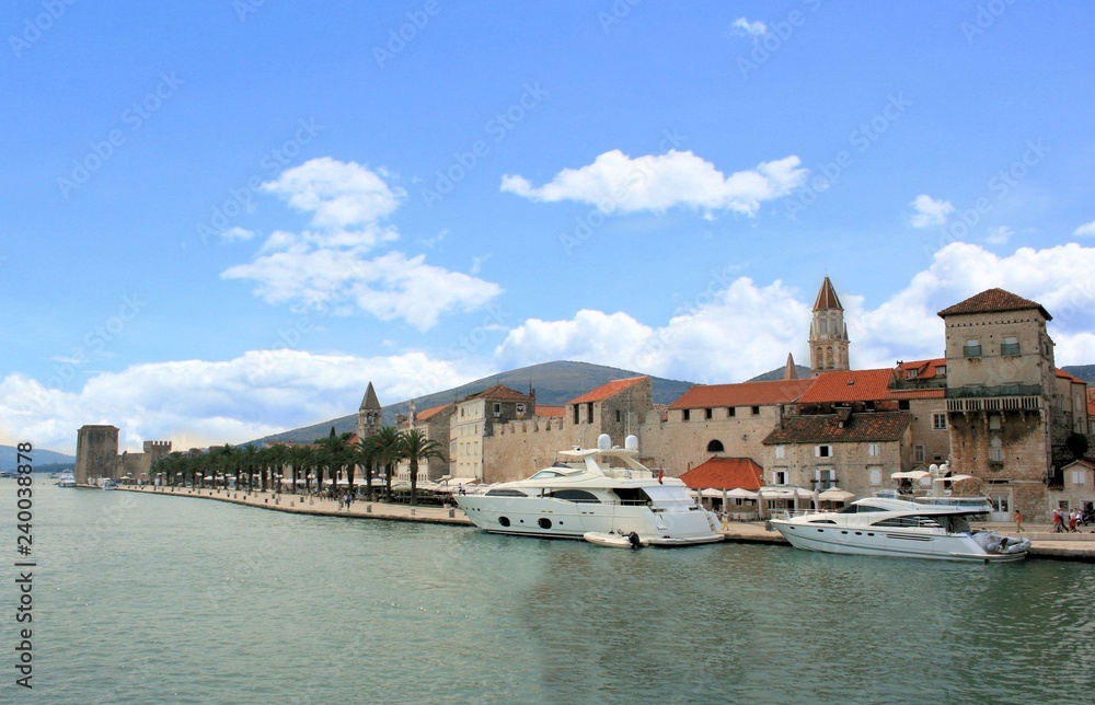 view on the old town Trogir, Croatia