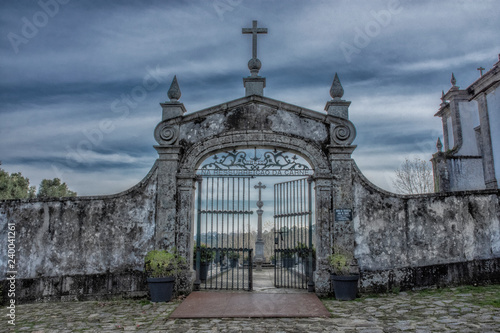 Cemetery Gates at Tibaes Monastery, Portugal