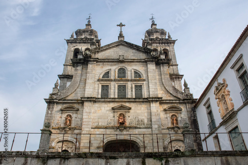 Sao Martinho Monastery Facade, Tibaes, Portugal