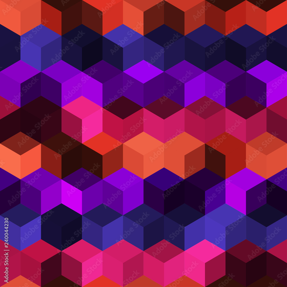 Hexagon grid seamless vector background. Minimal polygons with bauhaus corners geometric graphic design. Trendy colors hexagon cells pattern for game background. Honeycomb shapes mosaic backdrop. Hexagon grid seamless vector background. Minimal polygons with bauhaus corners geometric graphic design. Trendy colors hexagon cells pattern for game background. Honeycomb shapes mosaic backdrop.
