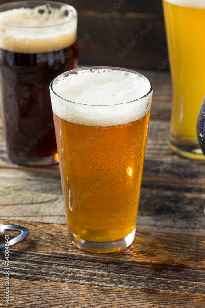 Refreshing Cold Craft Beer Assortment Refreshing Cold Craft Beer Assortment