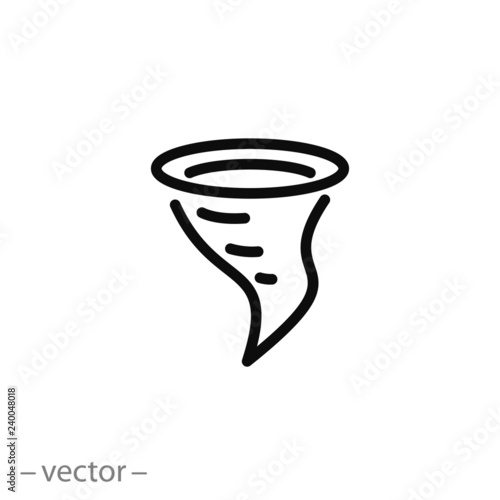 Tornado, vector icon
