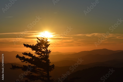 Dawn and Dusk in Smoky Mountains