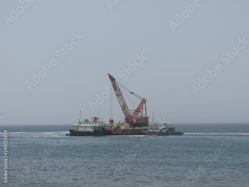 dredge, dredging, ocean, sea, nature, oil, oilfield,  © AbrahamJr