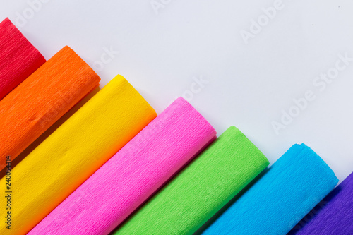Colorful tissue paper