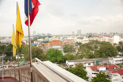 Panoramic view of Bangkok city Thailand
