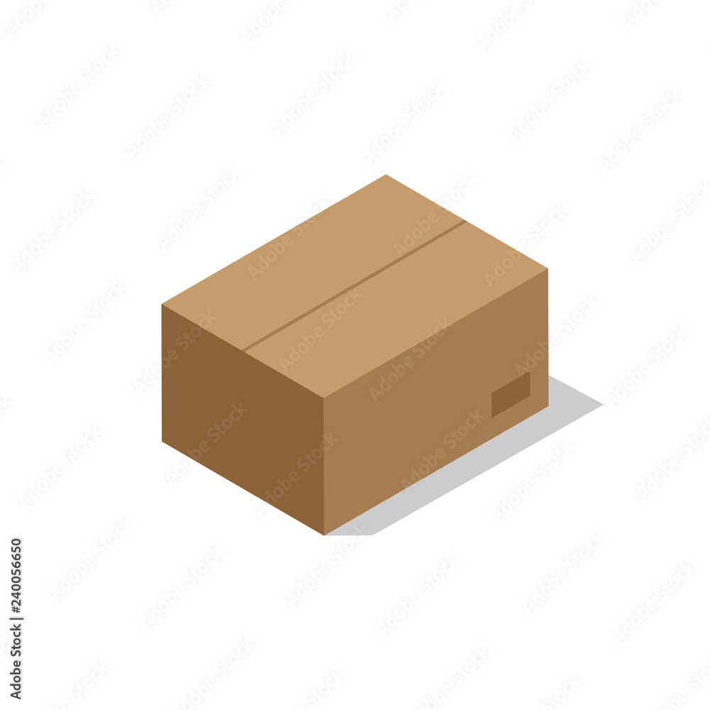 Isometric box, Simple vector isolated Isometric box, Simple vector isolated