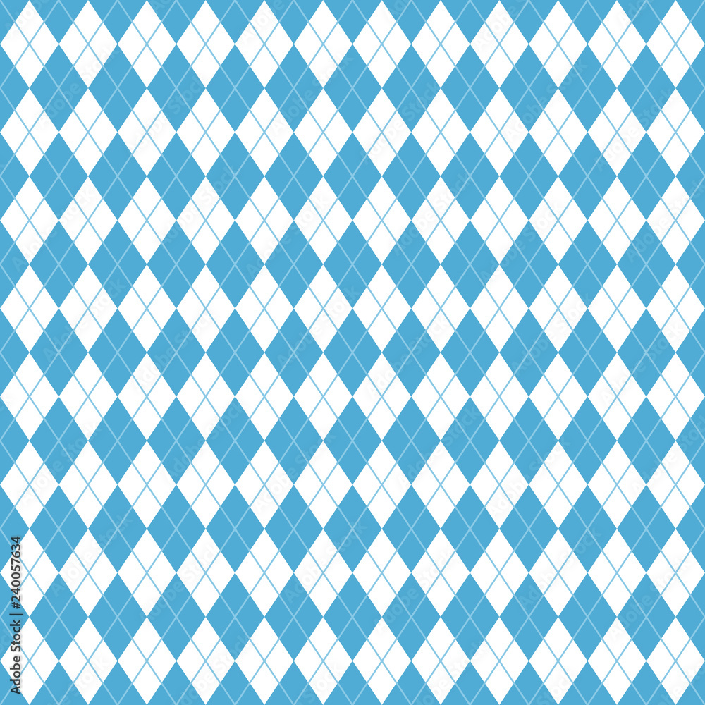 Argyle Seamless Pattern - Classic and clean light blue and white argyle Argyle Seamless Pattern - Classic and clean light blue and white argyle