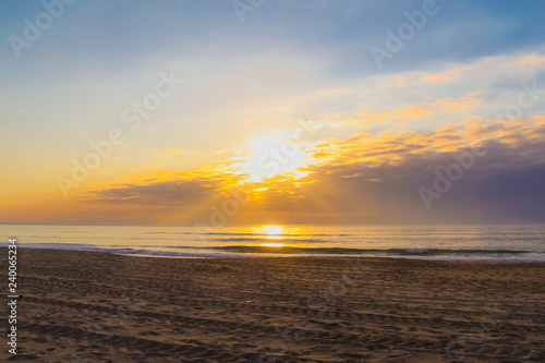 Sunset at the beach © Ricardo
