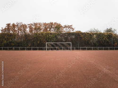 Rural Cinder soccer pitch in Germany