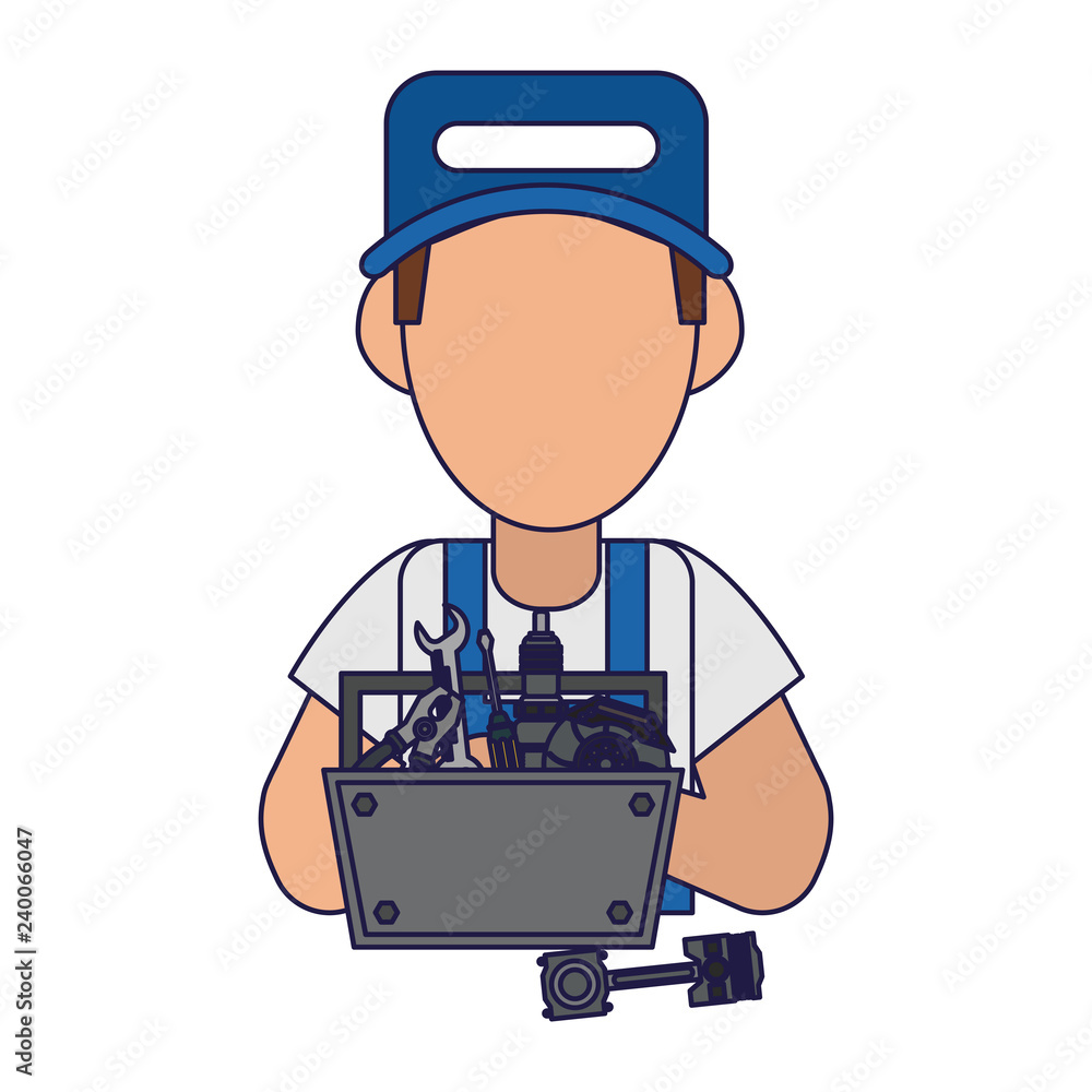 Car mechanic concept