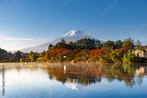 Mount Fuji,Lake Kawaguchi, Japan
