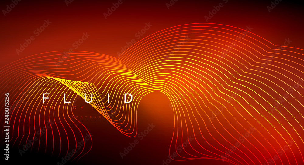 Digital flowing wave particles abstract background Digital flowing wave particles abstract background