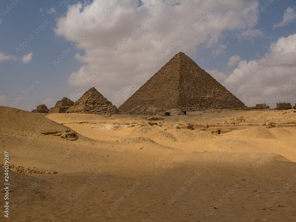 Great Pyramids in Cairo, Egypt