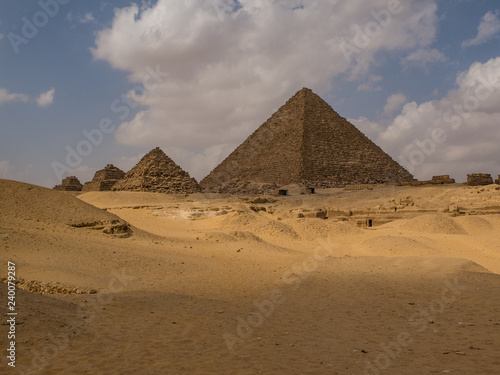 Great Pyramids in Cairo, Egypt © Alden