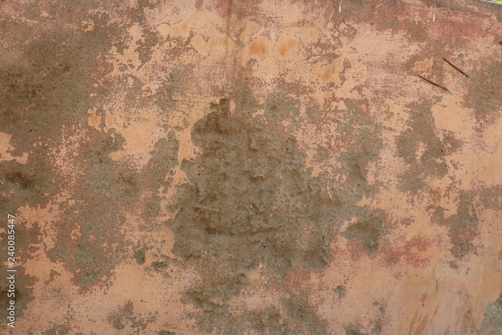 rough surface cement plaster on vintage wall