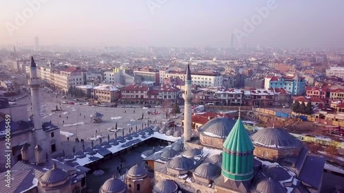 flying over mevlana, mawlana museum