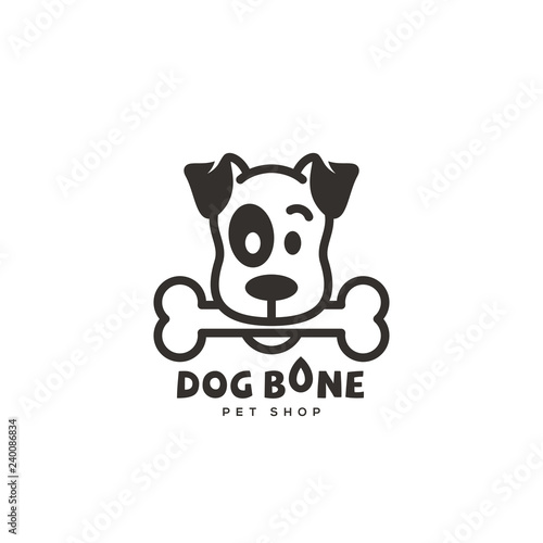 Dog bone logo