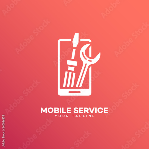 Mobile service logo