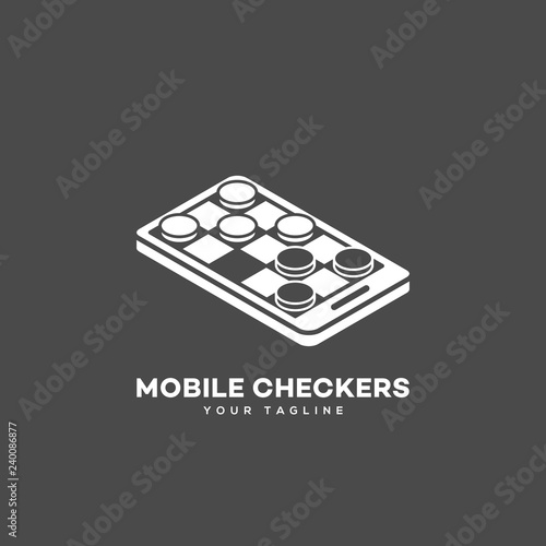 Mobile checkers logo
