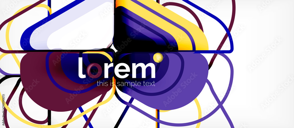Geometric abstract background Geometric abstract background