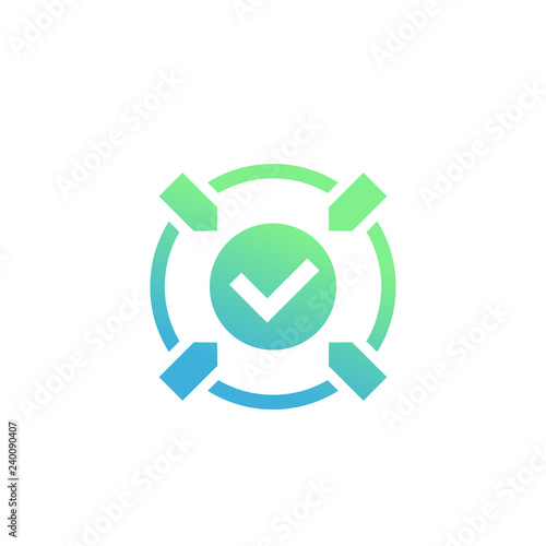 positive impact, action vector icon