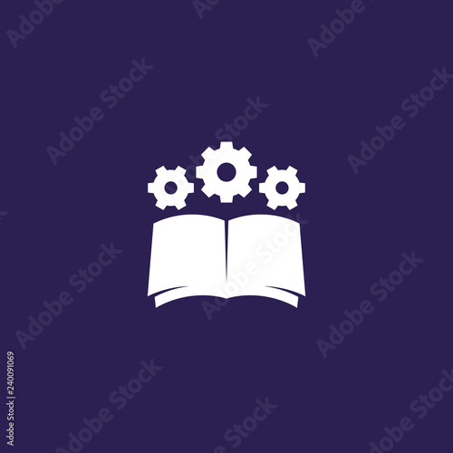 manual, instructions or user guide icon