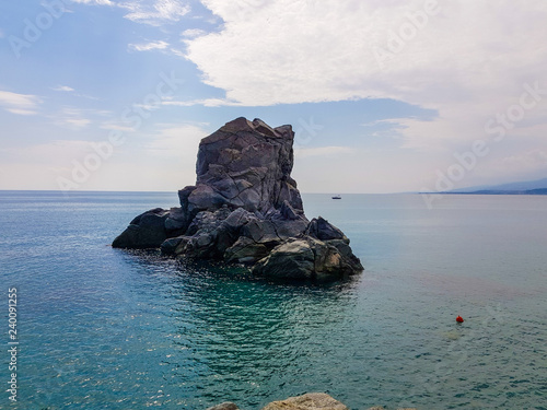 Photos View of Pietragrande Cliff, placed in Stalettì, Catanzaro, Calabria, Italy