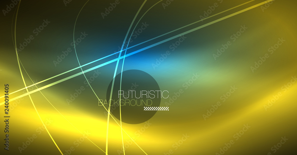 Neon glowing magic background, neon banner, night sky wallpaper. Magic light effect. Christmas abstract pattern. Neon glowing magic background, neon banner, night sky wallpaper. Magic light effect. Christmas abstract pattern.