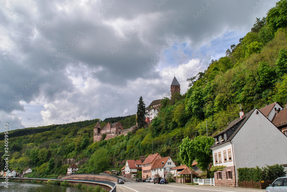 Fototapeta premium Landschaft Städte Burgen Deutschland