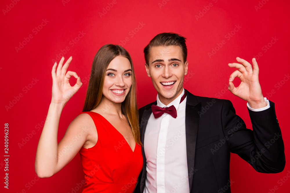 Portrait of two nice cute lovely attractive gorgeous cheerful op Portrait of two nice cute lovely attractive gorgeous cheerful op