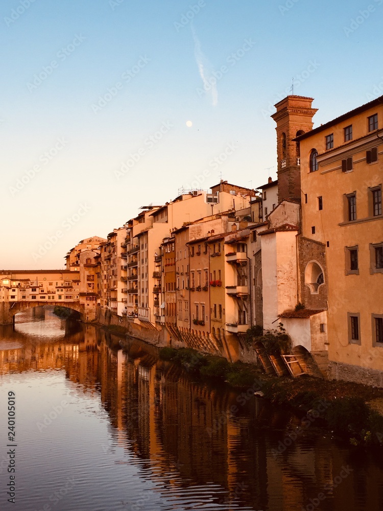 Building along the river Arno, Florence