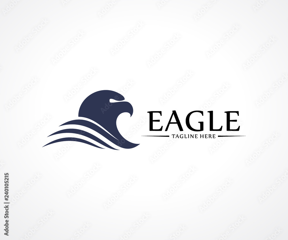 Fototapeta premium Eagle Bird logo design vector concept, Bird logo template