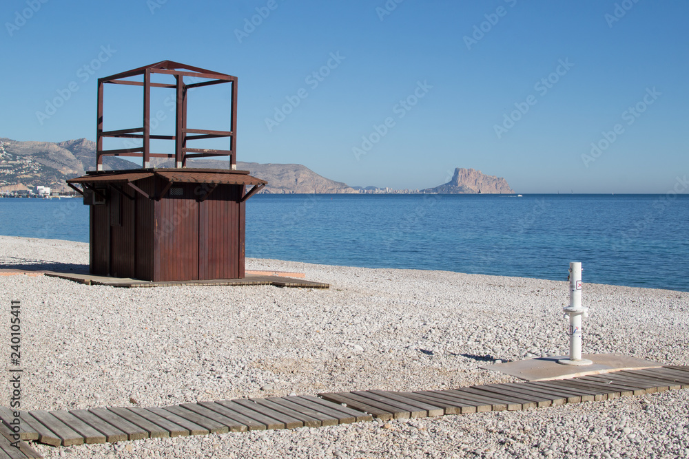 Sunny Albir beach