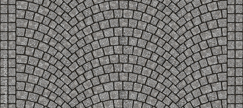 Photos Road curved cobblestone texture 081